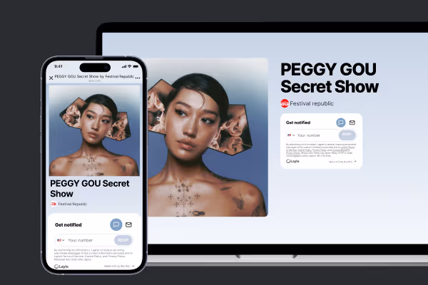 a collage image of a phone and laptop displaying the same webpage expressing responsiveness